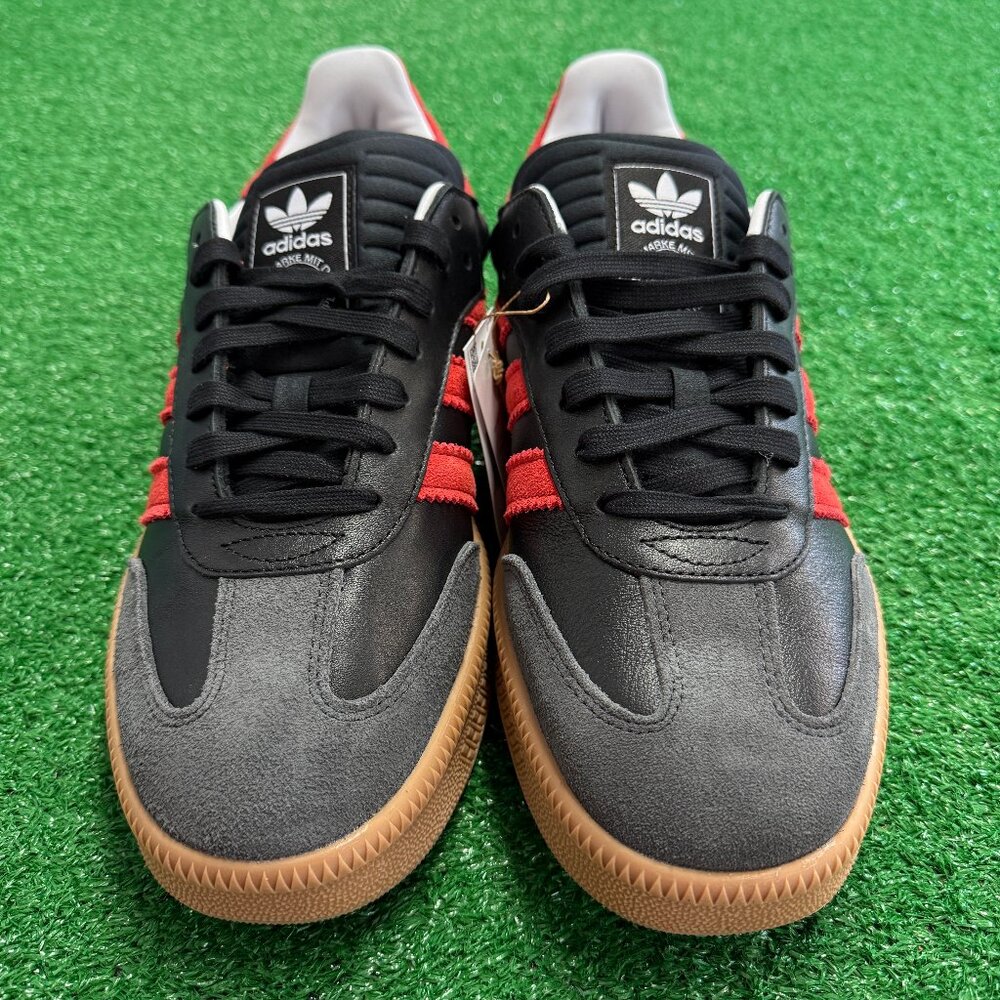 Adidas Samba XLG Low Mens Casual Shoes Black Red IE9178 NEW Multi Sz - Picture 3 of 5